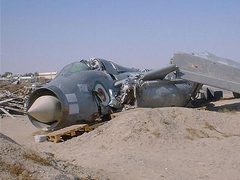 سقوط طائرة حربية أميركية من طراز F-15 غرب الكويت