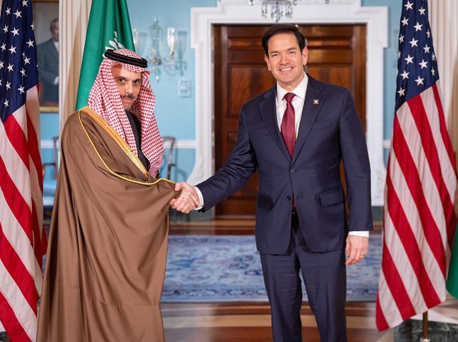 الخارجية: روبيو تحدث إلى نظيره السعودي لبحث التطورات بالمنطقة