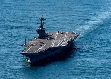حاملة طائرات أمريكية ثالثة في طريقها إلى الشرق الأوسط