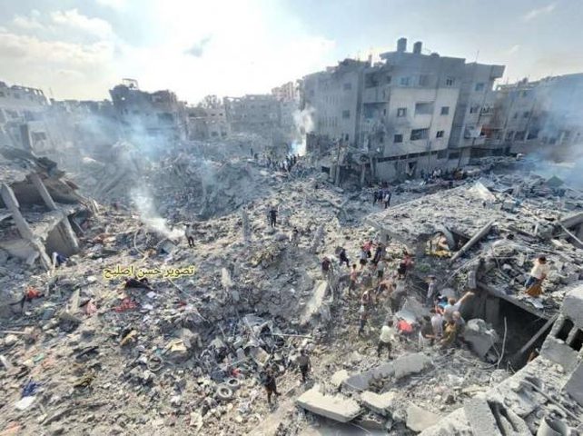 قصف جويّ بخان يونس ومدفعي بالبريج