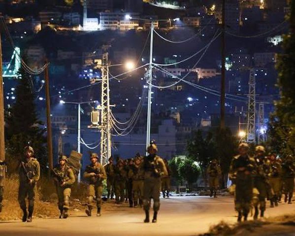 قوات الاحتلال تقتحم قرى جنوب نابلس