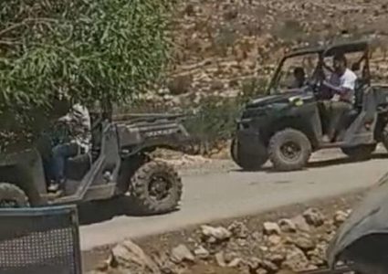 مستوطنون يهاجمون المواطنين في خربة المراجم جنوب نابلس