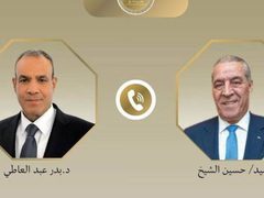 الشيخ يبحث مع وزير الخارجية المصري تطورات الأوضاع في الأراضي الفلسطينية المحتلة