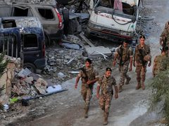 استشهاد جندي لبناني وإصابة 4 في غارة إسرائيلية على النبطية