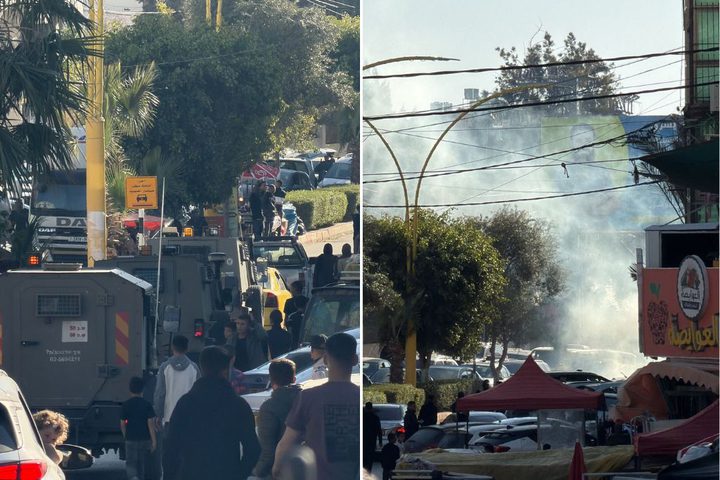 إصابات بالاختناق خلال اقتحام الاحتلال بلدة الظاهرية