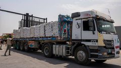 تراجع المساعدات إلى غزة 80% منذ بدء الحرب على إيران