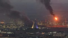 صواريخ ايرانية تحرق ميناء حيفا