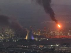 صواريخ ايرانية تحرق ميناء حيفا