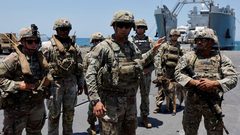 2200 جندي امريكي يبحرون تجاه الشرق الأوسط