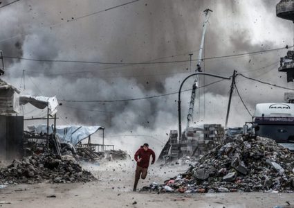 شهيد ومصابون في قصف الاحتلال حي الشيخ رضوان في غزة