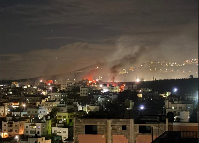 اصابات باعتداء المستعمرين في بلدة دير الحطب