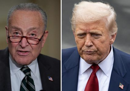 ترامب يهاجم تشاك شومير: "كان يجب أن يقاتل إلى جانب فلسطين"