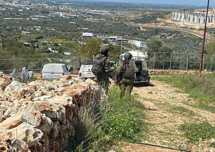 الاحتلال يجرف متنزهًا شرق قلقيلية