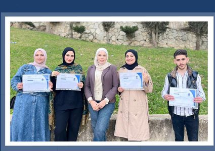 طلبة البصريات في جامعة النجاح يحققون تفوقاً في الامتحان الدولي للعدسات اللاصقة