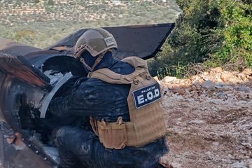 سقوط 39 شظية صاروخية في الضفة.. والشرطة تدعو المواطنين للحذر وعدم الاقتراب