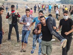 إصابة طفلين برصاص الاحتلال شرق مخيم المغازي وسط غزة