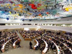 مجلس حقوق الانسان يعتمد قرارا بشأن فلسطين