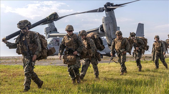 وصول 3500 من قوات المارينز إلى الشرق الأوسط