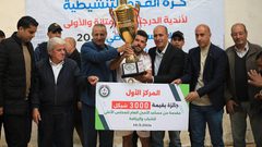 شباب خان يونس يتوج بكأس البطولة التنشيطية لخماسيات كرة القدم