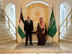 وفد فلسطيني برئاسة نائب الرئيس يلتقي وزير الخارجية السعودي