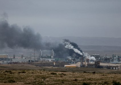أداما: أضرار تلحق بمستودع للبضائع في إسرائيل بسبب حطام صاروخ إيراني