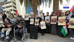 تغطية صحفية : وقفة احتجاجية لأهالي الشهداء في نابلس رفضًا لقرار إعدام الأسرى الفلسطينيين