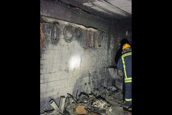 الدفاع المدني يسيطر على حريق أسفل منزل في بلدة الشيوخ بسبب تخزين محروقات مهربة