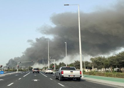 إصابة شخص في أم القيوين جراء شظايا إثر اعتراض مسيرة