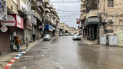 إضراب شامل يعم مدينة نابلس وباقي الضفة احتجاجا على قانون اعدام الأسرى