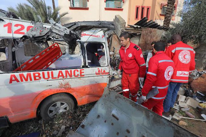 اصابات اثر استهداف الاحتلال لمواطنين شمال غزة