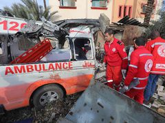 اصابات اثر استهداف الاحتلال لمواطنين شمال غزة