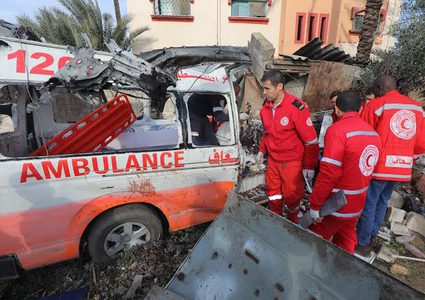 اصابات اثر استهداف الاحتلال لمواطنين شمال غزة