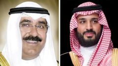 ولي العهد السعودي ونظيره الكويتي يبحثان هاتفياً مستجدات المنطقة واتفاق وقف النار