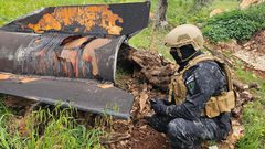 الشرطة: 418 شظية صاروخية سقطت ضمن مناطق الاختصاص منذ نهاية شباط الماضي