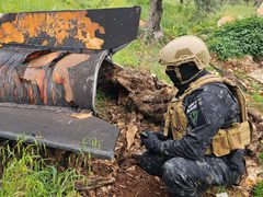 الشرطة: 418 شظية صاروخية سقطت ضمن مناطق الاختصاص منذ نهاية شباط الماضي