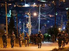 قوات الاحتلال تقتحم عدة قرى وبلدات في محافظة نابلس