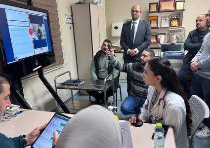 المريض الافتراضي.. إنجاز طبي رقمي لمركز الإعلام وليمنال في جامعة النجاح