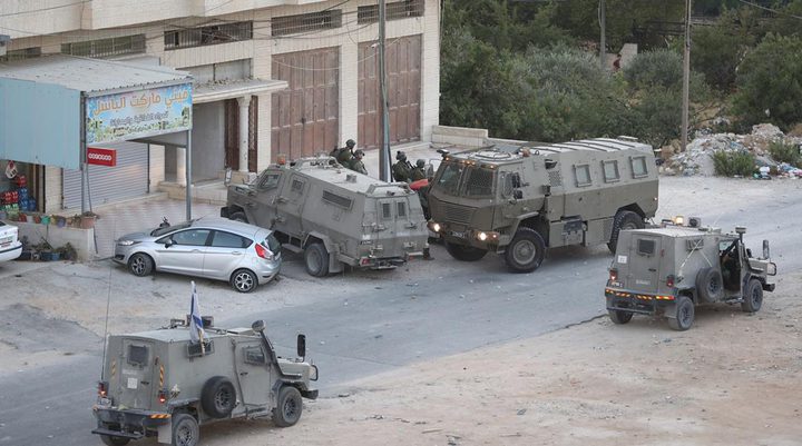 إصابة طفل وشاب برصاص الاحتلال خلال اقتحام مدينة نابلس