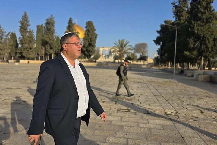 الرئاسة تدين اقتحام بن غفير للمسجد الأقصى وتعتبره انتهاكا صارخا للوضع التاريخي