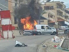 شهيد في قصف مركبة جنوب لبنان