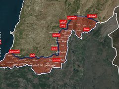 جيش الاحتلال ينشر خارطة سيطرته جنوب لبنان:"خمس فرق عسكرية"