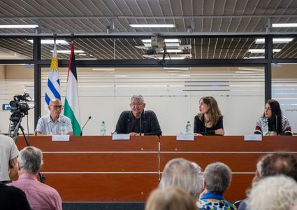 سفارتنا لدى الأوروغواي تشارك في ندوة ليوم الأسير الفلسطيني