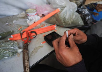 في غزة… الملوخية تتحول إلى بديل للسجائر وسط ارتفاع الأسعار ونقص الإمدادات