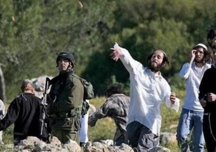 مستوطنون يجبرون مزارعين على مغادرة أراضيهم في اللبن الشرقية