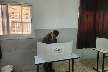من أجواء عملية الاقتراع للانتخابات المحلية ٢٠٢٦ ي قرية تل