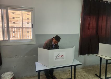 من أجواء عملية الاقتراع للانتخابات المحلية ٢٠٢٦ ي قرية تل