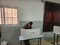 من أجواء عملية الاقتراع للانتخابات المحلية ٢٠٢٦ ي قرية تل