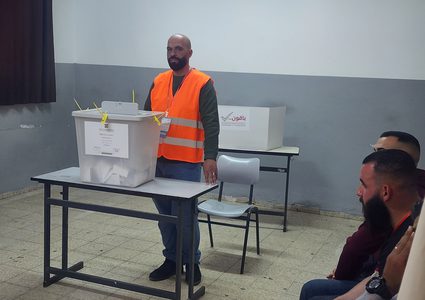 من أجواء عملية الاقتراع للانتخابات المحلية ٢٠٢٦ ي قرية تل