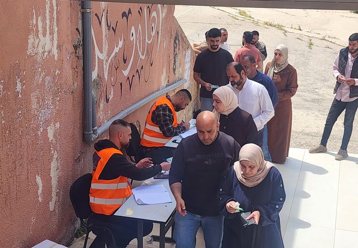 من أجواء عملية الاقتراع للانتخابات المحلية ٢٠٢٦ ي قرية تل
