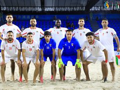 الفدائي الشاطئي لكرة القدم يتعثر أمام إيران لينافس على الميدالية البرونزية